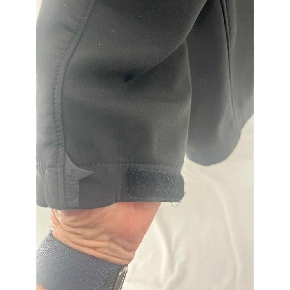 The‎ North Face TNF Apex Men's XL Black Softshell Fleece Lined Jacket